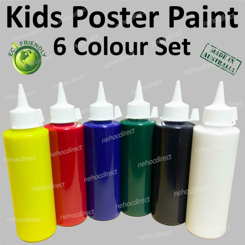 Poster Paint Chemical Free Safe for Kids Nontoxic 100 Australian