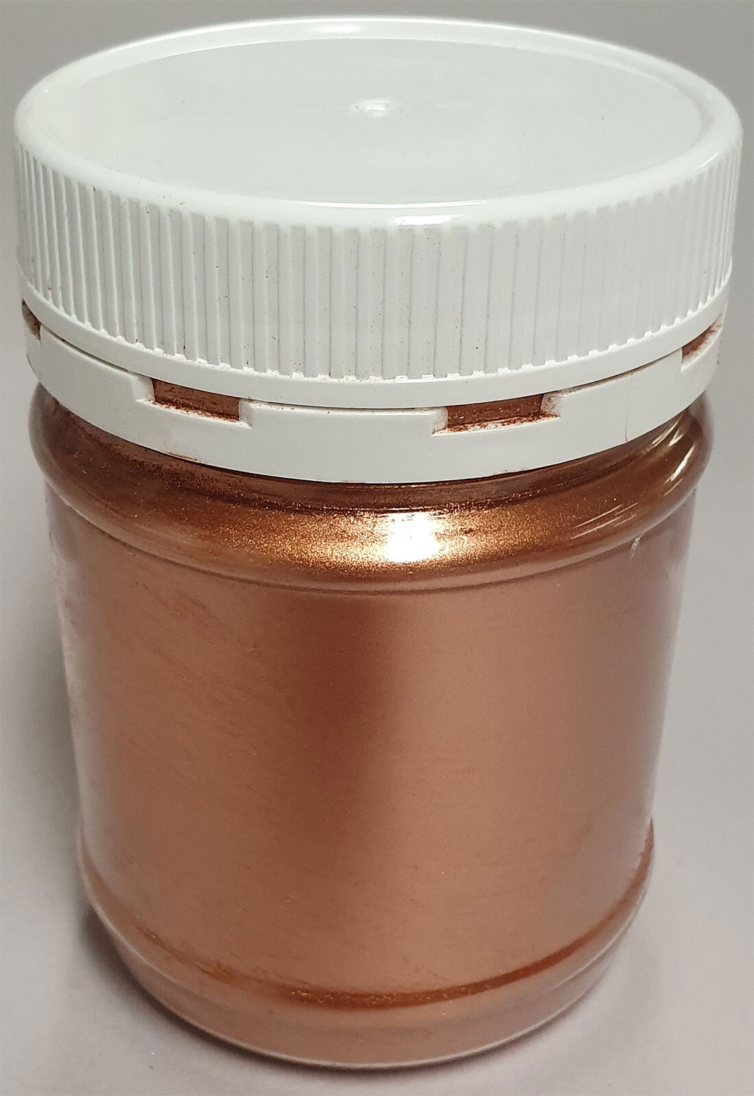 Copper Metallic Powder Additive is suitable for use with inks and paints.