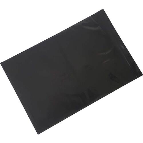 EZIscreen Black Storage Bag for SPO Film | Opaque to stop U.V. for safe storage | Zip Lock Resealable | Large 24x35cm fits SPO Sheet and Stencil | OEM