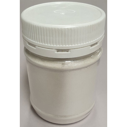 Pearlescent White Metallic Powder | Paint & Ink Additive | 100g Jar