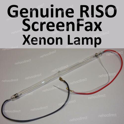 RISO ScreenFax Xenon flash tube |  SP-275 & SP-265 models | Genuine New OEM RISO Stock